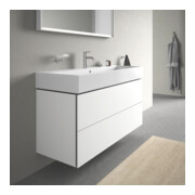 Duravit Meuble sous-lavabo L-Cube 118,4 x 45,9 cm, blanc mat, 2 tiroirs, suspendu-5