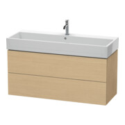 Duravit Meuble sous lavabo L-Cube 118,4 x 45,9 cm, blanc œuf, 2 tiroirs, suspendu-1