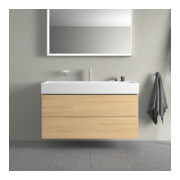Duravit Meuble sous lavabo L-Cube 118,4 x 45,9 cm, blanc œuf, 2 tiroirs, suspendu-2