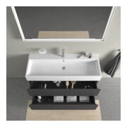 Duravit Meuble sous-lavabo L-Cube 118,4 x 45,9 cm, graph ma, 2 tiroirs, suspendu-4