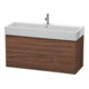 Duravit Meuble sous lavabo L-Cube 118,4 x 45,9 cm, N chêne foncé, 2 tiroirs, suspendu-1