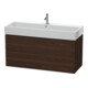 Duravit Meuble sous-lavabo L-Cube 118,4 x 45,9 cm, N plié, 2 tiroirs, suspendu-1