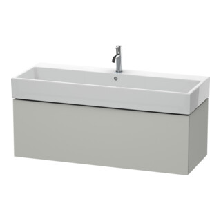 Duravit Meuble sous-lavabo L-Cube 118,4x45,9 cm, blanc mat, 1 tiroir, suspendu