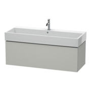 Duravit Meuble sous-lavabo L-Cube 118,4x45,9 cm, blanc mat, 1 tiroir, suspendu