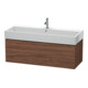 Duravit Meuble sous lavabo L-Cube 118,4x45,9 cm, N foncé, 1 tiroir, suspendu-1
