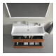 Duravit Meuble sous-lavabo L-Cube 118,4x45,9 cm, N Nat, 2 tiroirs, suspendu