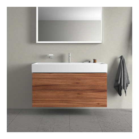 Duravit Meuble sous-lavabo L-Cube 118,4x45,9 cm, N Nat, 2 tiroirs, suspendu