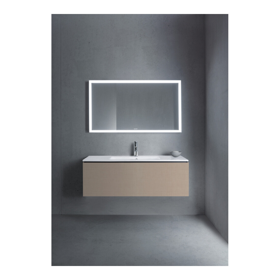 Duravit Meuble sous lavabo L-Cube 122x48,1 cm, beige, 1 tiroir, suspendu