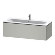 Duravit Meuble sous lavabo L-Cube 122x48,1 cm, béton gris, 1 tiroir, suspendu