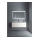 Duravit Meuble sous lavabo L-Cube 122x48,1 cm, blanc brillant, 1 tiroir, suspendu