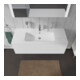 Duravit Meuble sous lavabo L-Cube 122x48,1 cm, blanc brillant, 1 tiroir, suspendu-5