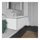 Duravit Meuble sous lavabo L-Cube 122x48,1 cm, blanc brillant, 1 tiroir, suspendu