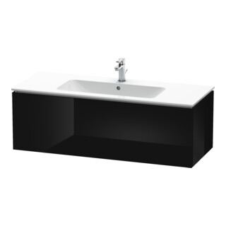 Duravit Meuble sous lavabo L-Cube 122x48,1 cm, blanc brillant, 1 tiroir, suspendu