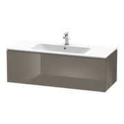 Duravit Meuble sous lavabo L-Cube 122x48,1 cm, blanc brillant, 1 tiroir, suspendu-1