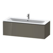 Duravit Meuble sous lavabo L-Cube 122x48,1 cm, blanc brillant, 1 tiroir, suspendu-2