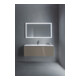 Duravit Meuble sous lavabo L-Cube 122x48,1 cm, blanc brillant, 1 tiroir, suspendu