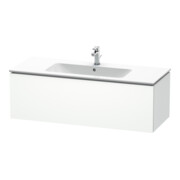 Duravit Meuble sous lavabo L-Cube 122x48,1 cm, blanc mat, 1 tiroir, suspendu
