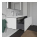 Duravit Meuble sous lavabo L-Cube 122x48,1 cm, blanc mat, 1 tiroir, suspendu