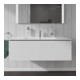 Duravit Meuble sous lavabo L-Cube 122x48,1 cm, blanc mat, 1 tiroir, suspendu
