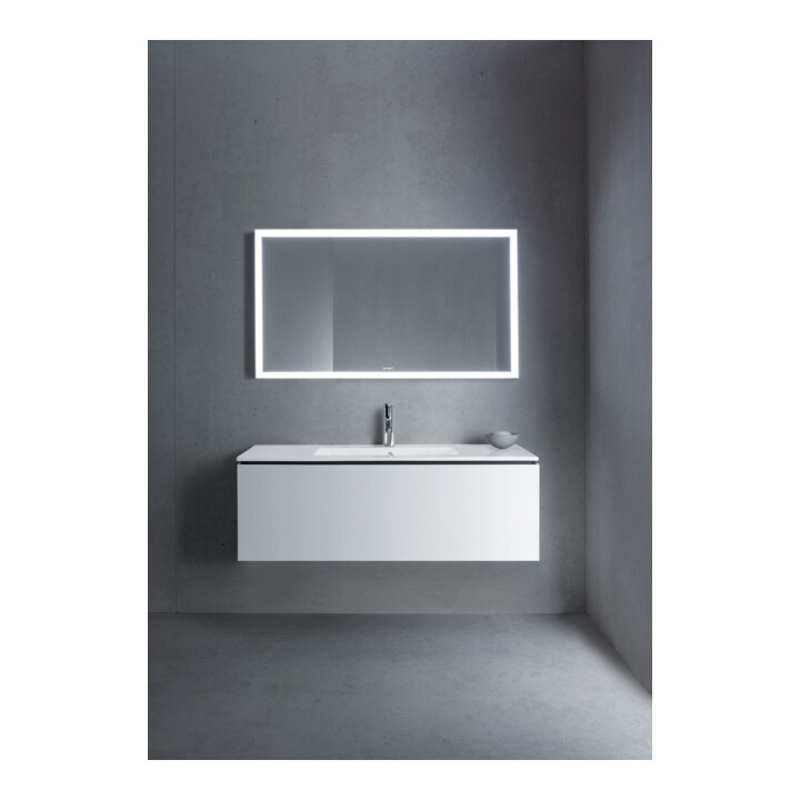 Duravit Meuble sous lavabo L-Cube 122x48,1 cm, blanc mat, 1 tiroir, suspendu