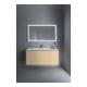 Duravit Meuble sous-lavabo L-Cube 122x48,1 cm, blanc méd., 2 tiroirs, suspendu