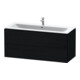 Duravit Meuble sous-lavabo L-Cube 122x48,1 cm, blanc œuf, 2 tiroirs, suspendu-2