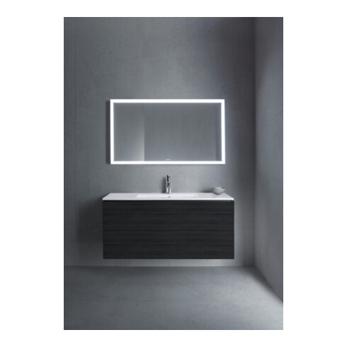 Duravit Meuble sous-lavabo L-Cube 122x48,1 cm, blanc œuf, 2 tiroirs, suspendu