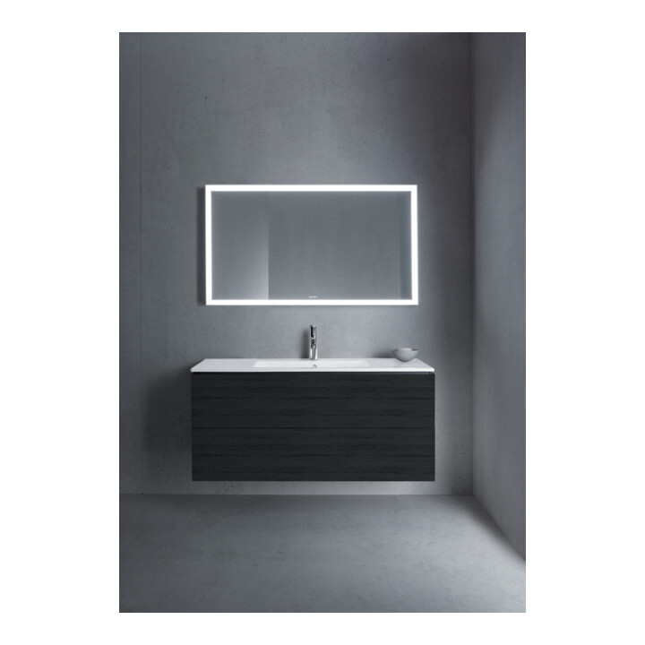 Duravit Meuble sous-lavabo L-Cube 122x48,1 cm, blanc œuf, 2 tiroirs, suspendu
