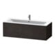 Duravit Meuble sous-lavabo L-Cube 122x48,1 cm, chêne foncé, 1 tiroir, suspendu