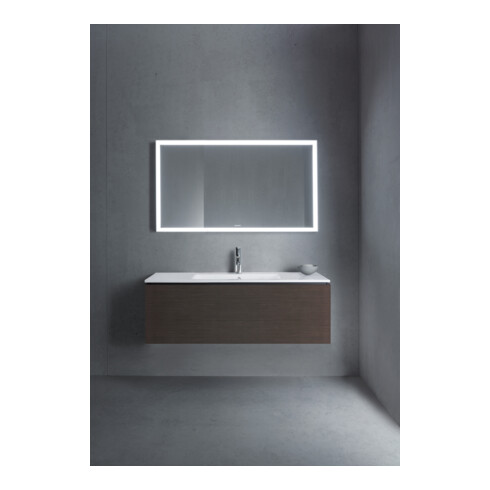 Duravit Meuble sous-lavabo L-Cube 122x48,1 cm, chêne foncé, 1 tiroir, suspendu
