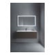 Duravit Meuble sous-lavabo L-Cube 122x48,1 cm, chêne foncé, 1 tiroir, suspendu