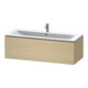 Duravit Meuble sous-lavabo L-Cube 122x48,1 cm, chêne méd., 1 tiroir, suspendu-2