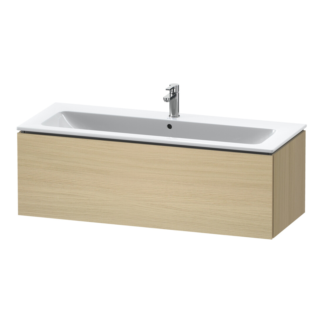 Duravit Meuble sous-lavabo L-Cube 122x48,1 cm, chêne méd., 1 tiroir, suspendu