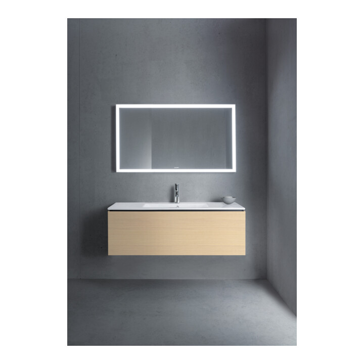Duravit Meuble sous-lavabo L-Cube 122x48,1 cm, chêne méd., 1 tiroir, suspendu