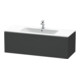 Duravit Meuble sous lavabo L-Cube 122x48,1 cm, graphite mat, 1 tiroir, suspendu-1