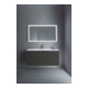 Duravit Meuble sous lavabo L-Cube 122x48,1 cm, graphite mat, 2 tiroirs, suspendu-4