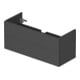 Duravit Meuble sous lavabo L-Cube 122x48,1 cm, graphite mat, 2 tiroirs, suspendu