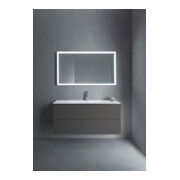 Duravit Meuble sous lavabo L-Cube 122x48,1 cm, graphite mat, 2 tiroirs, suspendu-4