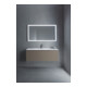 Duravit Meuble sous lavabo L-Cube 122x48,1 cm, gris mat, 1 tiroir, suspendu