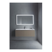 Duravit Meuble sous lavabo L-Cube 122x48,1 cm, gris mat, 1 tiroir, suspendu-4