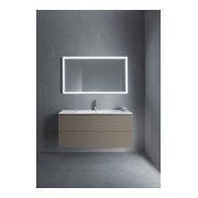 Duravit Meuble sous lavabo L-Cube 122x48,1 cm, gris mat, 2 tiroirs, suspendu-4