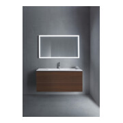Duravit Meuble sous lavabo L-Cube 122x48,1 cm, noyer, 2 tiroirs, suspendu-4