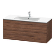 Duravit Meuble sous-lavabo L-Cube 122x48,1 cm, noyer foncé, 2 tiroirs, suspendu