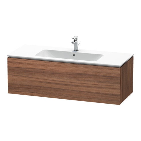Duravit Meuble sous-lavabo L-Cube 122x48,1 cm, noyer naturel, 1 tiroir, suspendu