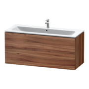 Duravit Meuble sous-lavabo L-Cube 122x48,1 cm, noyer naturel, 2 tiroirs, suspendu-5