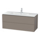 Duravit Meuble sous-lavabo L-Cube 122x48,1cm, bas. ma, 2 tiroirs, suspendu-1