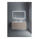 Duravit Meuble sous-lavabo L-Cube 122x48,1cm, bas. ma, 2 tiroirs, suspendu