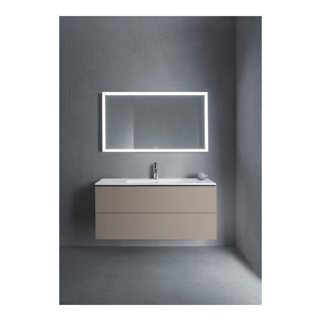 Duravit Meuble sous-lavabo L-Cube 122x48,1cm, bas. ma, 2 tiroirs, suspendu