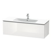Duravit Meuble sous-lavabo L-Cube 122x48,1cm, blanc brillant, 1 tiroir, suspendu-2