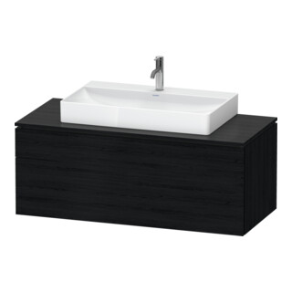 Duravit Meuble sous lavabo L-Cube 122x55 cm, E s, 1 tiroir, 1 coulissant, suspendu